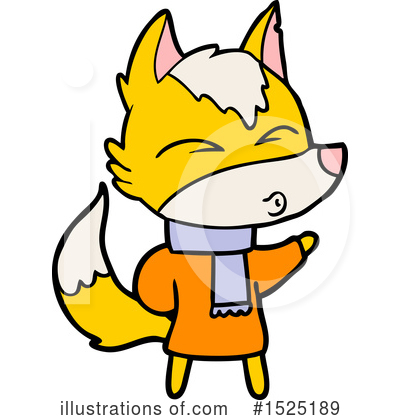 Royalty-Free (RF) Fox Clipart Illustration by lineartestpilot - Stock Sample #1525189