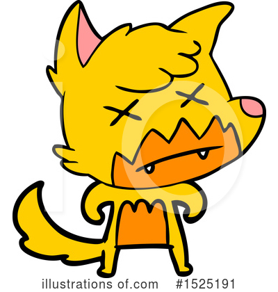 Royalty-Free (RF) Fox Clipart Illustration by lineartestpilot - Stock Sample #1525191