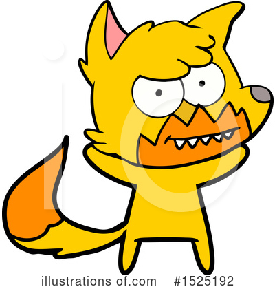 Royalty-Free (RF) Fox Clipart Illustration by lineartestpilot - Stock Sample #1525192