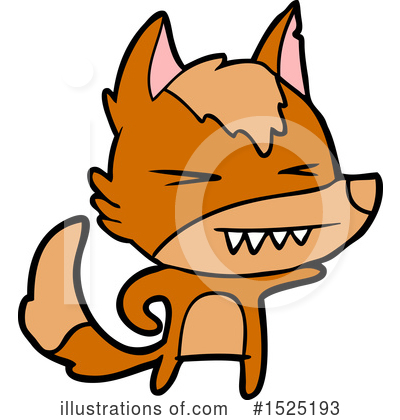 Royalty-Free (RF) Fox Clipart Illustration by lineartestpilot - Stock Sample #1525193