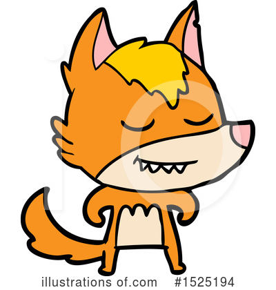Royalty-Free (RF) Fox Clipart Illustration by lineartestpilot - Stock Sample #1525194