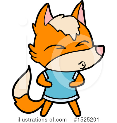 Royalty-Free (RF) Fox Clipart Illustration by lineartestpilot - Stock Sample #1525201