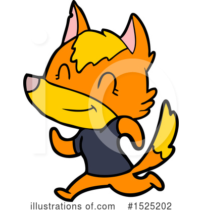 Royalty-Free (RF) Fox Clipart Illustration by lineartestpilot - Stock Sample #1525202
