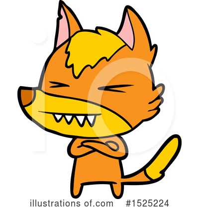 Royalty-Free (RF) Fox Clipart Illustration by lineartestpilot - Stock Sample #1525224