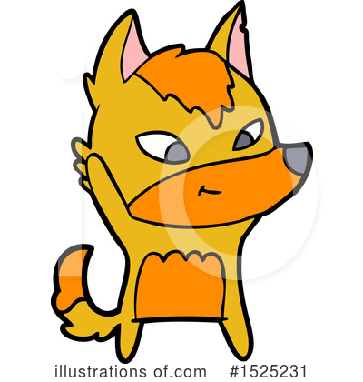Royalty-Free (RF) Fox Clipart Illustration by lineartestpilot - Stock Sample #1525231