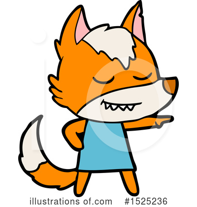 Royalty-Free (RF) Fox Clipart Illustration by lineartestpilot - Stock Sample #1525236