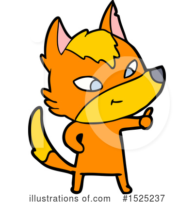 Royalty-Free (RF) Fox Clipart Illustration by lineartestpilot - Stock Sample #1525237
