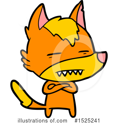 Royalty-Free (RF) Fox Clipart Illustration by lineartestpilot - Stock Sample #1525241