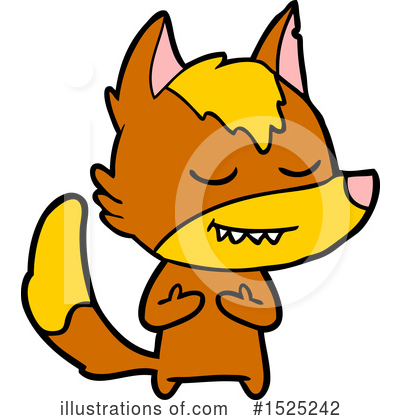 Royalty-Free (RF) Fox Clipart Illustration by lineartestpilot - Stock Sample #1525242
