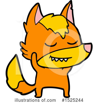 Royalty-Free (RF) Fox Clipart Illustration by lineartestpilot - Stock Sample #1525244