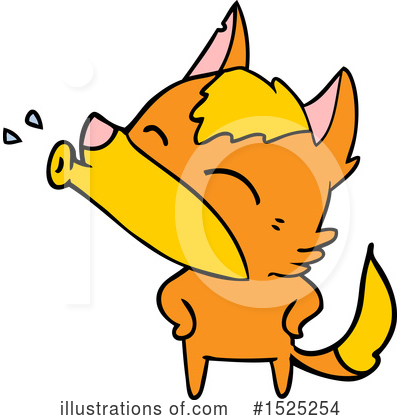 Royalty-Free (RF) Fox Clipart Illustration by lineartestpilot - Stock Sample #1525254