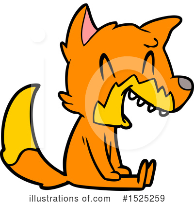Royalty-Free (RF) Fox Clipart Illustration by lineartestpilot - Stock Sample #1525259