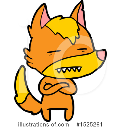 Royalty-Free (RF) Fox Clipart Illustration by lineartestpilot - Stock Sample #1525261