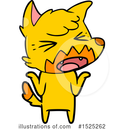 Royalty-Free (RF) Fox Clipart Illustration by lineartestpilot - Stock Sample #1525262
