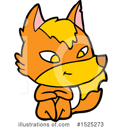 Royalty-Free (RF) Fox Clipart Illustration by lineartestpilot - Stock Sample #1525273
