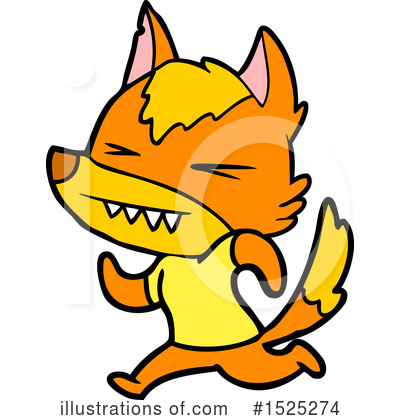Royalty-Free (RF) Fox Clipart Illustration by lineartestpilot - Stock Sample #1525274