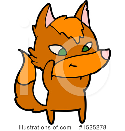Royalty-Free (RF) Fox Clipart Illustration by lineartestpilot - Stock Sample #1525278