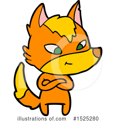 Royalty-Free (RF) Fox Clipart Illustration by lineartestpilot - Stock Sample #1525280