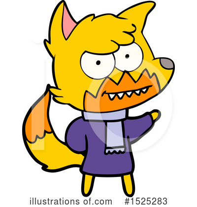 Royalty-Free (RF) Fox Clipart Illustration by lineartestpilot - Stock Sample #1525283