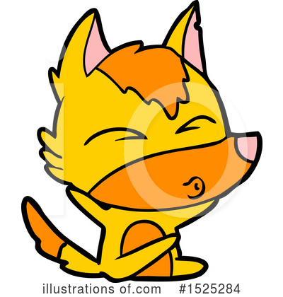 Royalty-Free (RF) Fox Clipart Illustration by lineartestpilot - Stock Sample #1525284