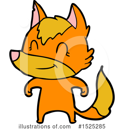 Royalty-Free (RF) Fox Clipart Illustration by lineartestpilot - Stock Sample #1525285