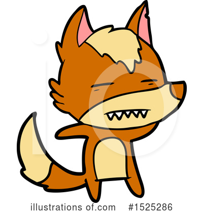Royalty-Free (RF) Fox Clipart Illustration by lineartestpilot - Stock Sample #1525286