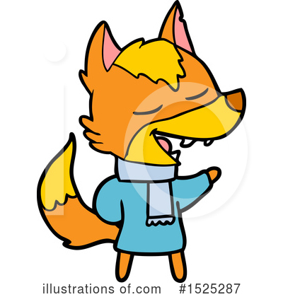 Royalty-Free (RF) Fox Clipart Illustration by lineartestpilot - Stock Sample #1525287