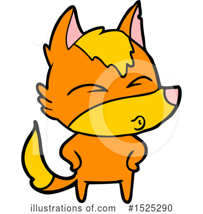 Royalty-Free (RF) Fox Clipart Illustration by lineartestpilot - Stock Sample #1525290