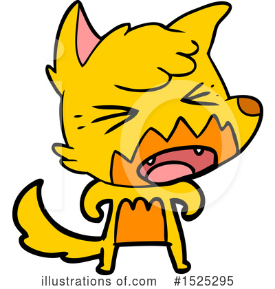 Royalty-Free (RF) Fox Clipart Illustration by lineartestpilot - Stock Sample #1525295