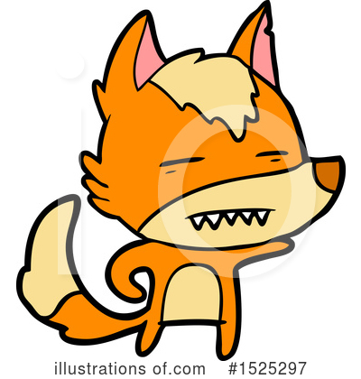 Royalty-Free (RF) Fox Clipart Illustration by lineartestpilot - Stock Sample #1525297