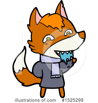 Royalty-Free (RF) Fox Clipart Illustration by lineartestpilot - Stock Sample #1525299