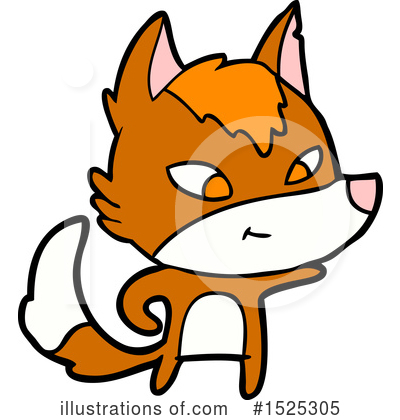 Royalty-Free (RF) Fox Clipart Illustration by lineartestpilot - Stock Sample #1525305