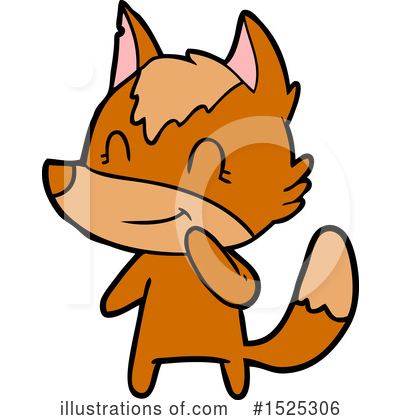 Royalty-Free (RF) Fox Clipart Illustration by lineartestpilot - Stock Sample #1525306