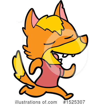 Royalty-Free (RF) Fox Clipart Illustration by lineartestpilot - Stock Sample #1525307