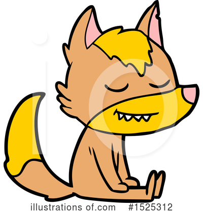 Royalty-Free (RF) Fox Clipart Illustration by lineartestpilot - Stock Sample #1525312