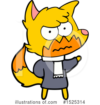 Royalty-Free (RF) Fox Clipart Illustration by lineartestpilot - Stock Sample #1525314