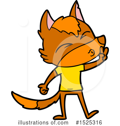 Royalty-Free (RF) Fox Clipart Illustration by lineartestpilot - Stock Sample #1525316
