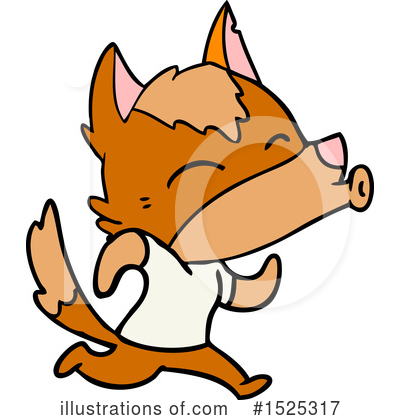 Royalty-Free (RF) Fox Clipart Illustration by lineartestpilot - Stock Sample #1525317