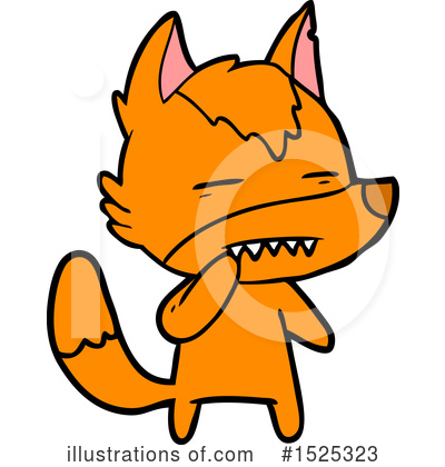 Royalty-Free (RF) Fox Clipart Illustration by lineartestpilot - Stock Sample #1525323