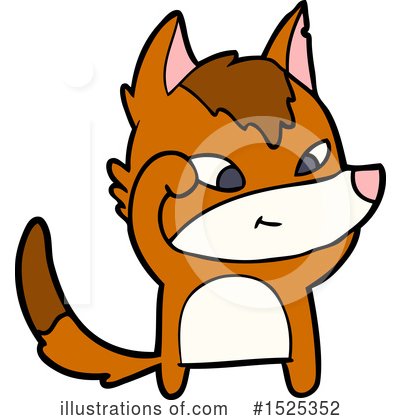 Royalty-Free (RF) Fox Clipart Illustration by lineartestpilot - Stock Sample #1525352