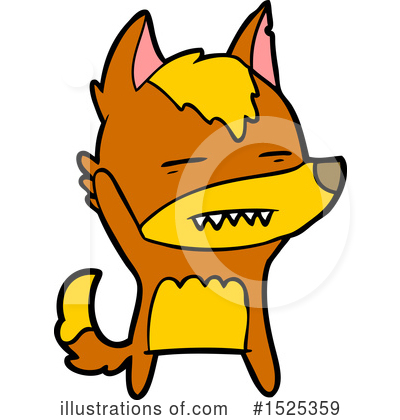 Royalty-Free (RF) Fox Clipart Illustration by lineartestpilot - Stock Sample #1525359