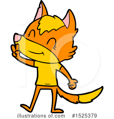 Royalty-Free (RF) Fox Clipart Illustration by lineartestpilot - Stock Sample #1525379