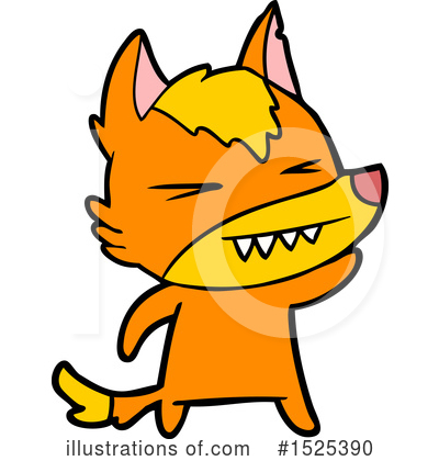 Royalty-Free (RF) Fox Clipart Illustration by lineartestpilot - Stock Sample #1525390