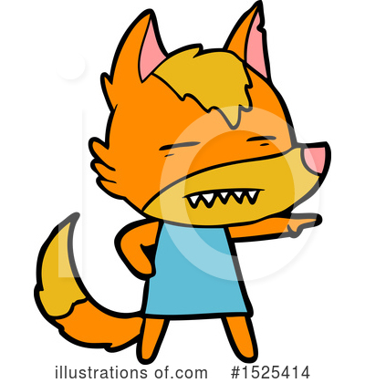 Royalty-Free (RF) Fox Clipart Illustration by lineartestpilot - Stock Sample #1525414
