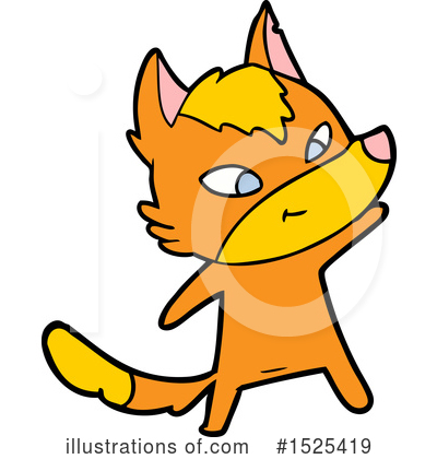 Royalty-Free (RF) Fox Clipart Illustration by lineartestpilot - Stock Sample #1525419