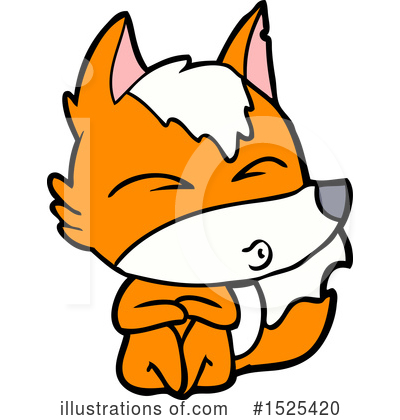 Royalty-Free (RF) Fox Clipart Illustration by lineartestpilot - Stock Sample #1525420