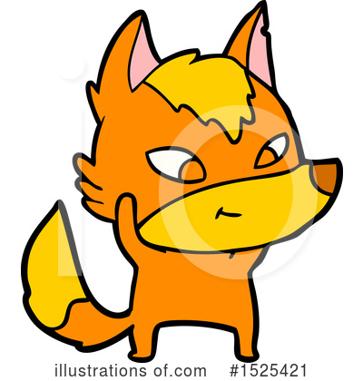 Royalty-Free (RF) Fox Clipart Illustration by lineartestpilot - Stock Sample #1525421