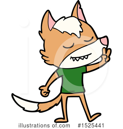 Royalty-Free (RF) Fox Clipart Illustration by lineartestpilot - Stock Sample #1525441