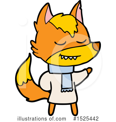 Royalty-Free (RF) Fox Clipart Illustration by lineartestpilot - Stock Sample #1525442