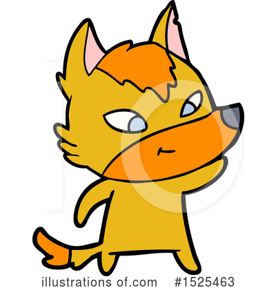 Royalty-Free (RF) Fox Clipart Illustration by lineartestpilot - Stock Sample #1525463